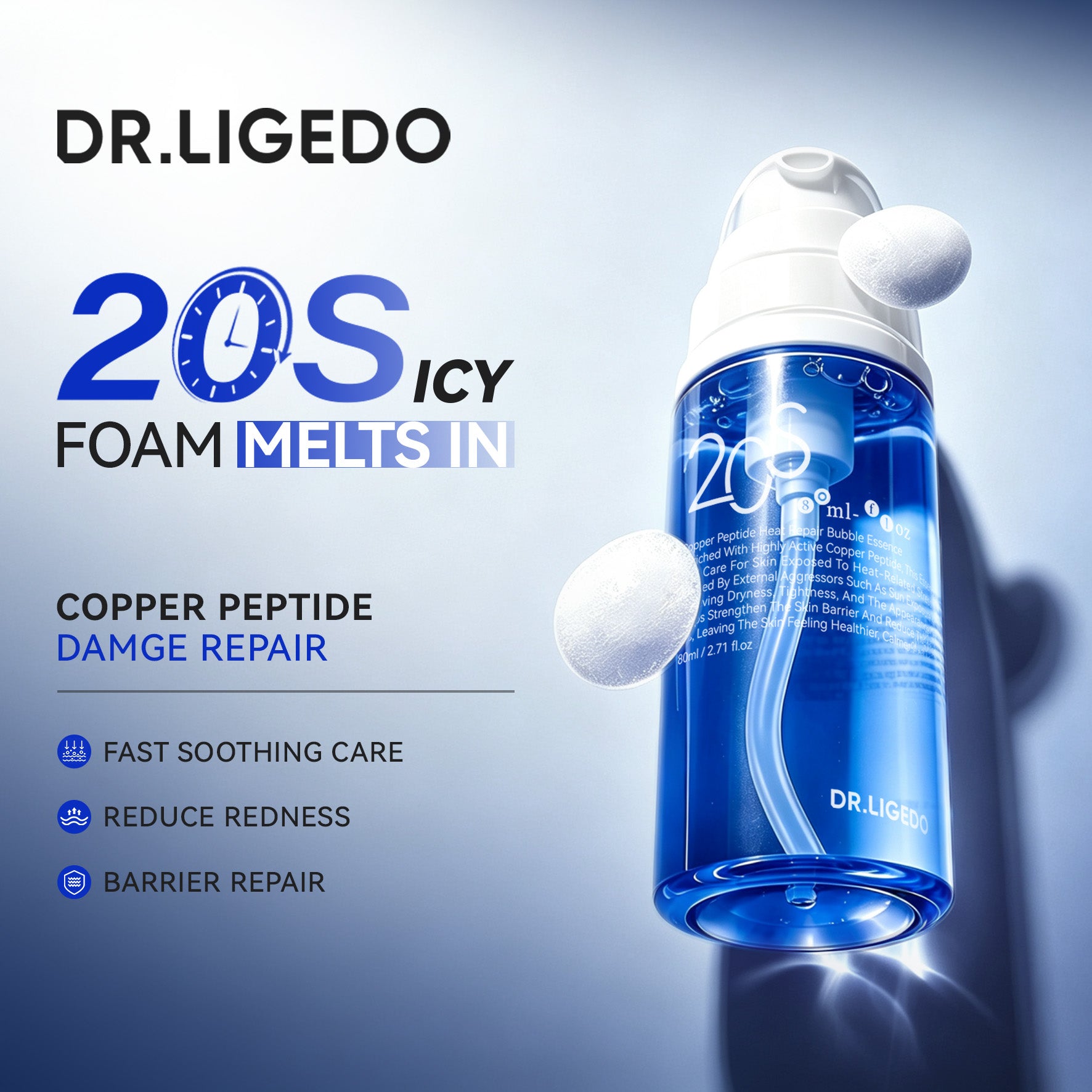 DR.LIGEDO COPPER PEPTIDE HEAT REPAIR BUBBLE ESSENCE