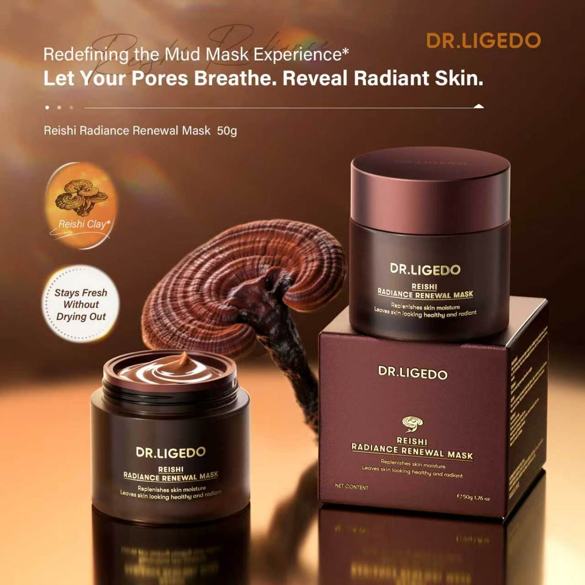 DR.LIGEDO REISHI RADIANCE RENEWAL MASK