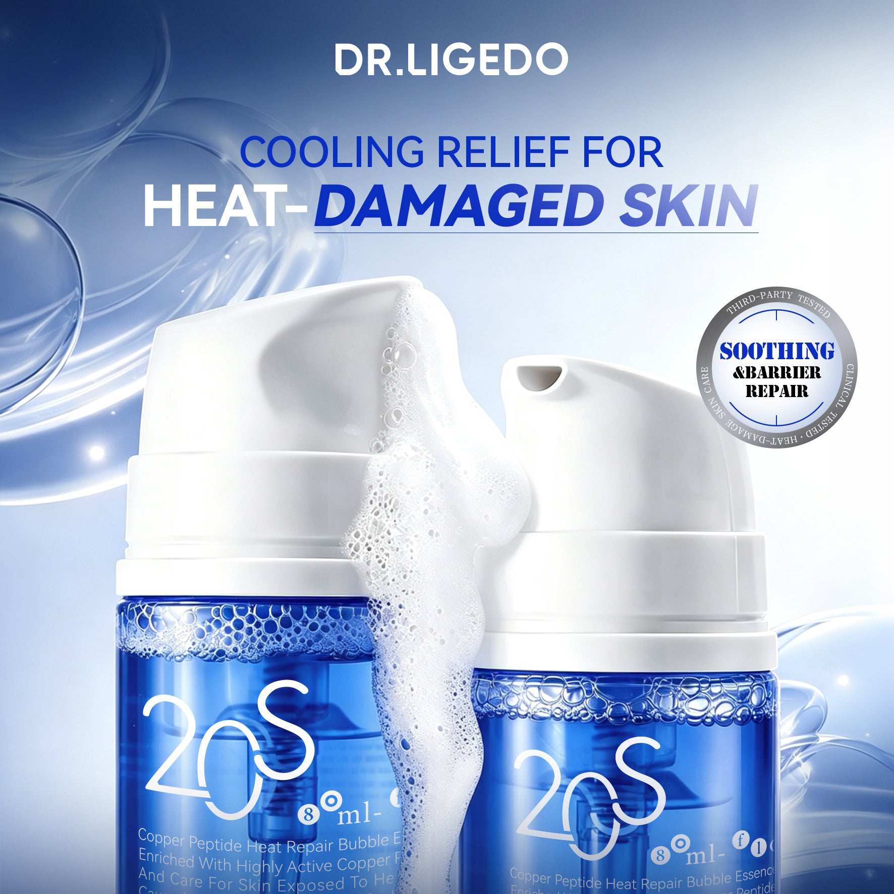 DR.LIGEDO COPPER PEPTIDE HEAT REPAIR BUBBLE ESSENCE