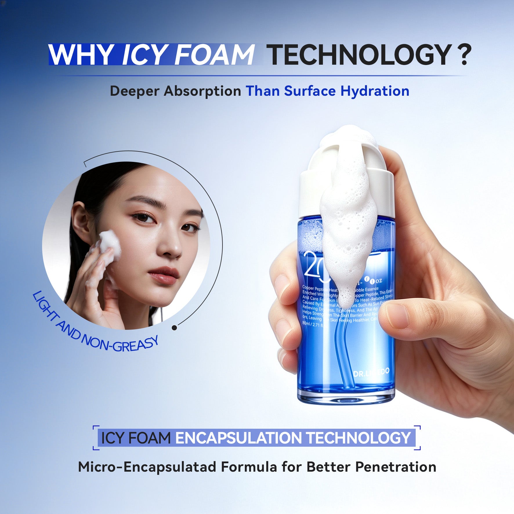 DR.LIGEDO COPPER PEPTIDE HEAT REPAIR BUBBLE ESSENCE