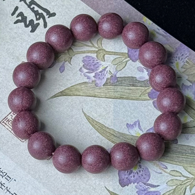 Purple Mist of Prosperity Incense Bead Bracelet
