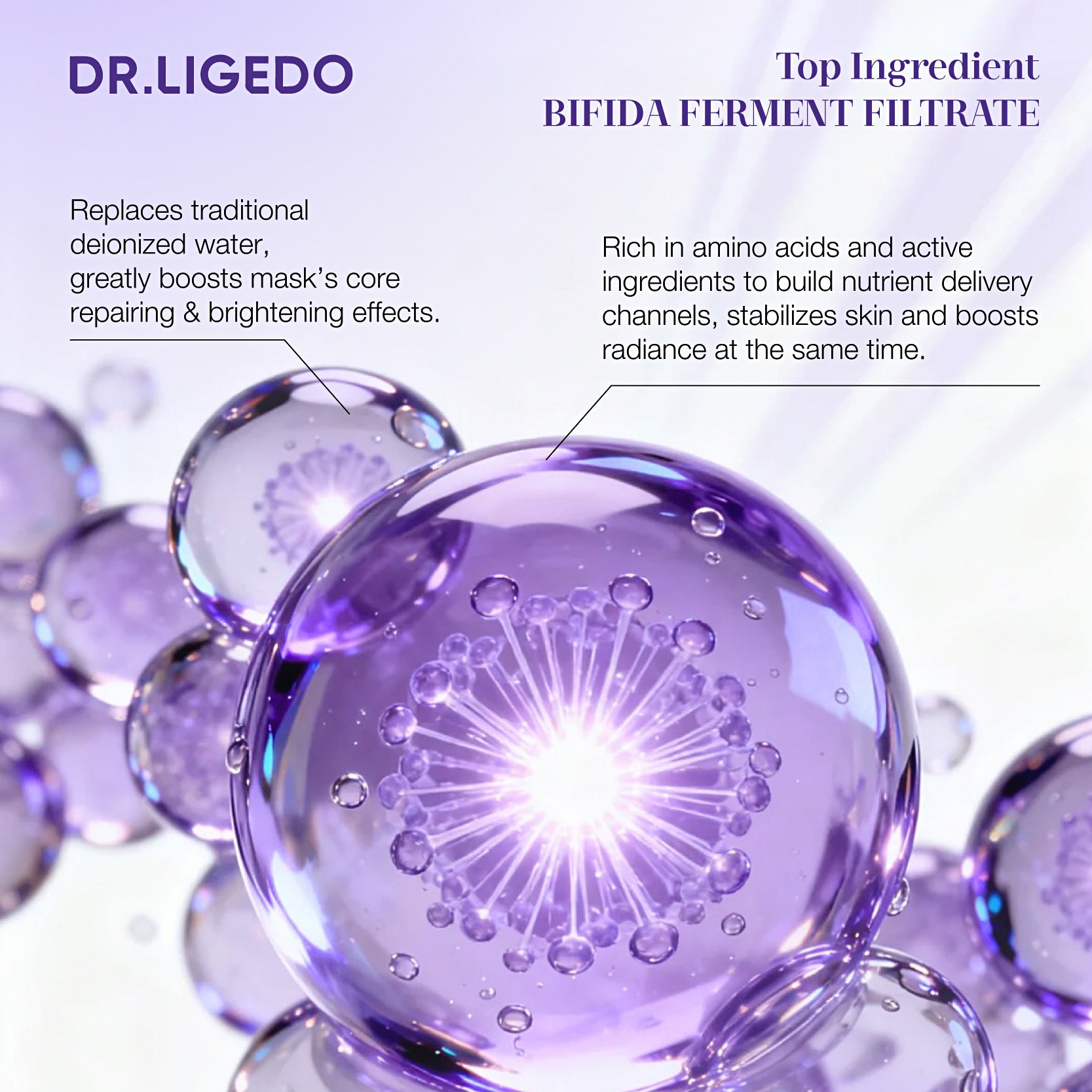 DR.LIGEDO ANTHOCYANIN REPAIR&AGE-DEFYING FREEZE-DRIED MASK