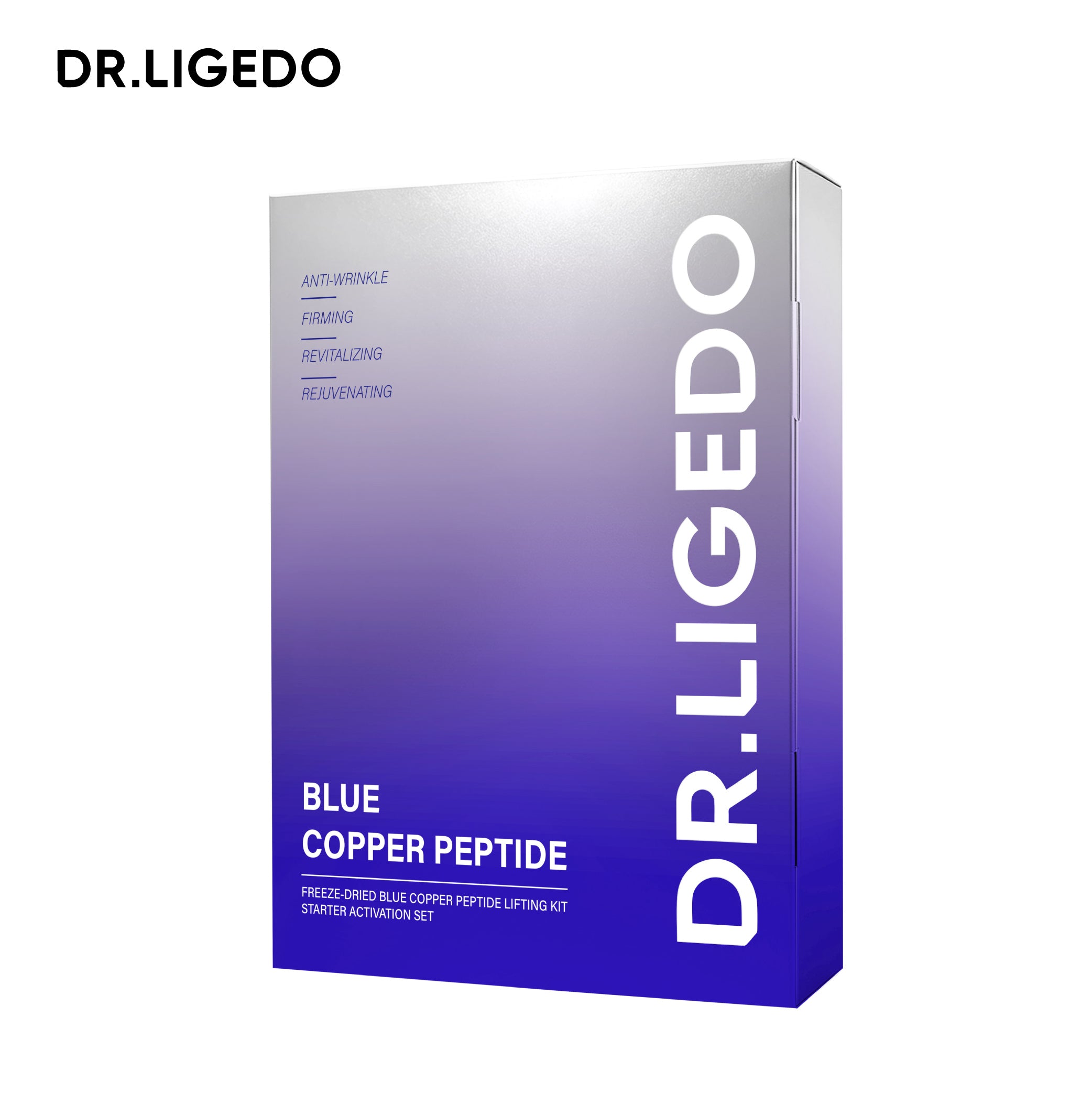 DR.LIGEDO FREEZE-DRIED BLUE COPPER PEPTIDE LIFTING KIT STARTER ACTIVATION SET